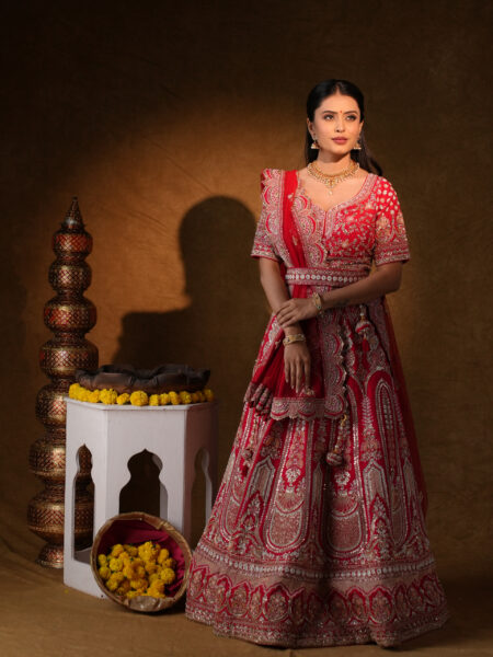 Resham Handwork Bridal Lehenga