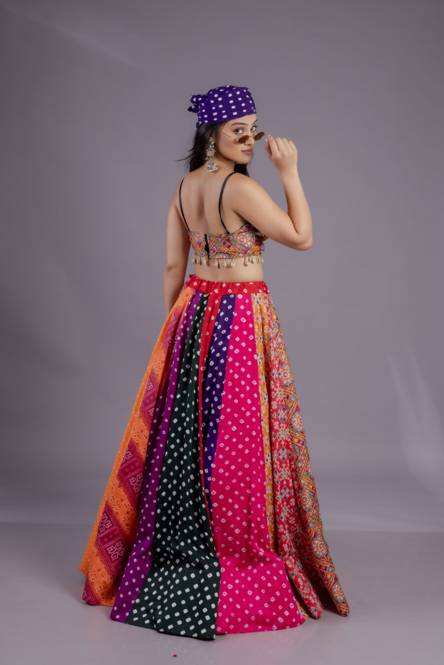 Multi Colour Designer Navratri Chaniya Choli - Image 3