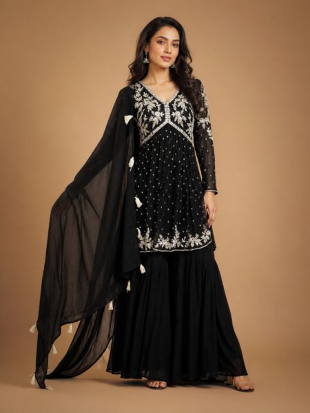 Midnight Tehzeeb Set