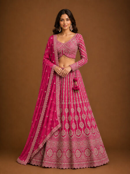The Gulabi Mahal Lehenga Set